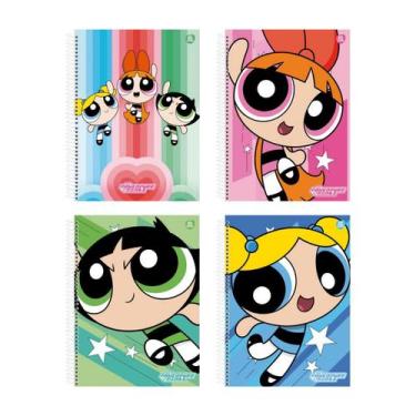 Imagem de Caderno Escolar Universitário 10M 160Fls Meninas Super Poderosas - Ani