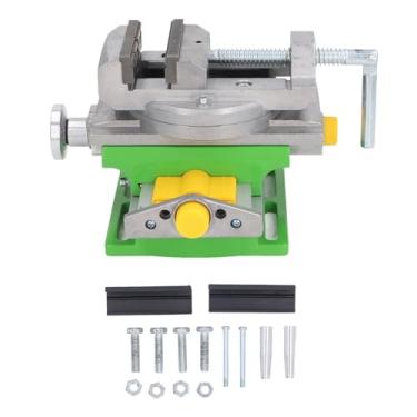 Imagem de Torno de Prensa de Deslizamento Cruzado Torno de Liga de Aço Mini Torno de Prensa de Perfuração Braçadeira Torno de Bancada Multifuncional Torno Composto XY 0 a 77 Mm Faixa de