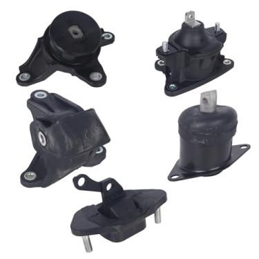 Imagem de KUSATEC Conjunto de montagem de motor e transmissão de 5 peças compatível com Acura TSX 2009-2014; Honda Accord 2008-2012/Crosstour 2012-2015, substituição para A4561 A4565 A4570 A4572 A4584