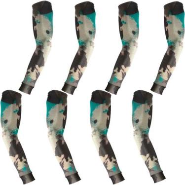 Imagem de Kit 4 pares de manguitos com proteção UV50+ - EX311, Bege camuflado, P