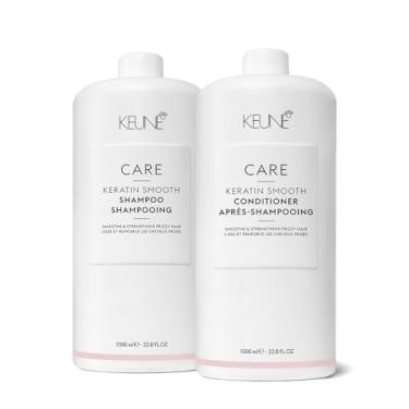 Imagem de Kit Keune Care Keratin Smooth Duo Litro (2 produtos)