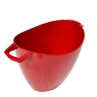 Imagem de Balde de Gelo Oval Champanheira Acrílico 5L Vermelho - 01 un - PB Fest