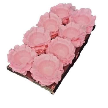 Imagem de Forminha Doces Flor Rosa Aniversário Casamento - 40 unid - Decorart