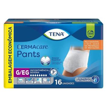 Imagem de Roupa Íntima Adulto Tena Dermacare Pants G/EG com 16 unidades