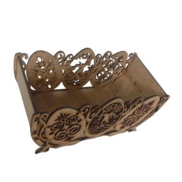 Imagem de Kit 05 Cesta de Pascoa  para presente, embalagem, lenbrancinha, decora