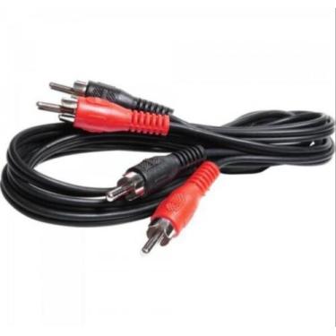 Imagem de Cabo 2 Rca Macho X 2 Rca Macho 1,5m Preto - vermelho - Empire