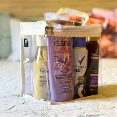 Imagem de Porta Shampoo Necéssarie Organizadora Transparente Perfume - BOM CLOSE