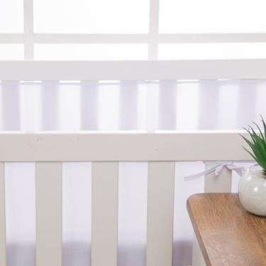 Imagem de Tela Protetora Para Berço Lateral 2 Lados Rede De Proteção Respirável 