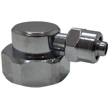 Imagem de Cotovelo Cromado Sem Regulagem C/ Porca 3/4 BSP x 3/8 Lemarc