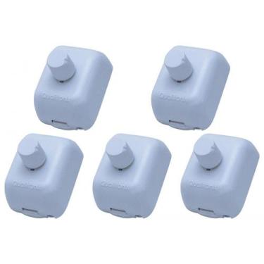 Imagem de Kit C/5 - Controle Ventilador Luz Sob Qualitronix Branco V39