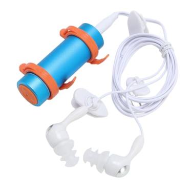 Imagem de IPX8 MP3 Player à Prova D'água para Natação, Portátil Tocador de Música Subaquática Com Fone de Ouvido, Construído Em 8 GB, para Natação, Mergulho, Corrida, Surf, Esqui, (Azul)