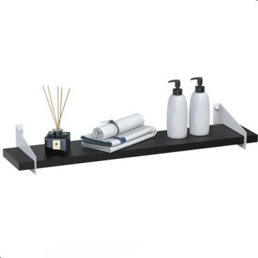 Imagem de Prateleira De Madeira Estilo Industrial Suspensa - Metalcromo