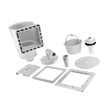 Imagem de Ｂｅｓｇａ Acessórios para skimmer de piscina profissional eficiente eficiente e fácil de usar o kit de limpeza de piscina pesada de serviço pesado branco