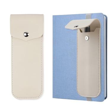 Imagem de Haecsfl Suporte De Caneta Com Elástico Ajustável Para Cadernos, Bolsa Diários, Porta-Lápis, Acessórios Agenda Bíblica, Estojo Fofo (1-Branco)