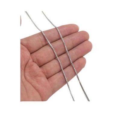 Imagem de Corrente Frisada De Aço Inoxidável De 2 Metros Para Colar DIY Pulseira