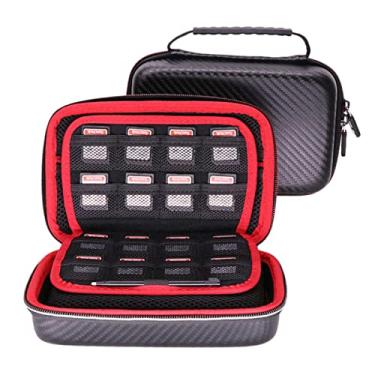 Imagem de VSEER Carrying Case for New Nintendo 3DS XL / New 2DS XL, Hard Protective Shell Travel Case for Nintendo 3DS/3DS XL/New 3DS/New 3DS XL- [Black/Red]