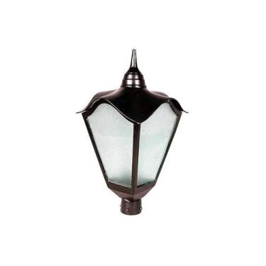 Imagem de Luminária Colonial para Poste Romana Grande em Alumínio - Luminárias N