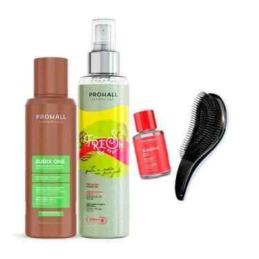 Imagem de Antifrizz Burix One 120ml+Body Splash Prohall (+Escova/Óleo)
