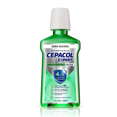 Imagem de Enxaguante Bucal Cepacol Expert 4 em 1 Menta Protect +Flúor 250ml
