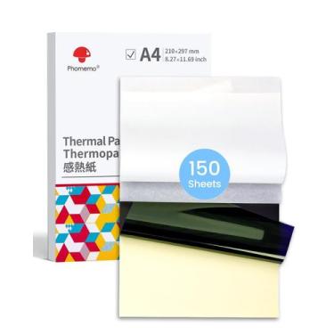 Imagem de Papel de transferência de tatuagem Phomemo 150 folhas tamanho A4