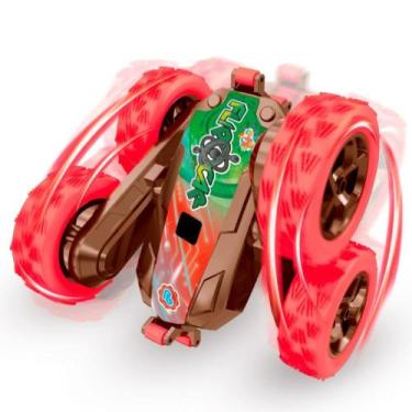 Imagem de Carrinho de Controle Remoto FlipCar Giro Radical Rodas Duplas Polibrin