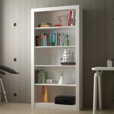 Imagem de Estante Livreiro Chertan Branca - BRV Móveis