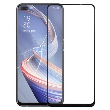 Imagem de Peças de substituição de telefone celular Para a lente de vidro externo da tela frontal Oppo A92S / X50 com OCA opticamente claro adesivo Acessórios telefônicos