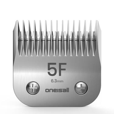 Imagem de oneisall Grandmaster Pro 1 Lâmina de substituição profissional para tosar cães 5FC, lâmina de tosquiadeira para cães ultra borda – Feita de aço carbonizado, resiste ao calor e à ferrugem com bordas