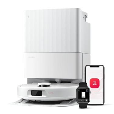 Imagem de Aspirador De Pó Roborock Qr598 Robô E EsfregãO SucçãO 8000pa,Escovas Antiemaranhamento,PrevençãO Inteligente De ObstáCulos,Lavagem AutomáTica Do EsfregãO,Base Multifuncional Aspirador De Pó Robô 220V
