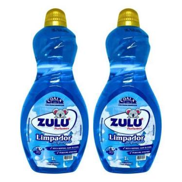 Imagem de Kit 2 Limpador Perfumado Algodão E Álcool Óleos Essenciais Zulu 1l - C