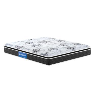 Imagem de Colchão King Espuma D40 /20 Guarda Costas Premium Hiper Firme Euro Pillow Black (193x203x22) - Probel