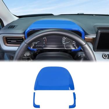 Imagem de Aunginsy Painel de painel de controle central compatível com Ford Maverick 2022 2023 2024 2025 painel de instrumentos de controle central de carro protetor de moldura decorativa ABS acessórios