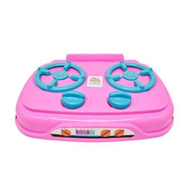 Imagem de Fogãozinho 2 Bocas Cook Top Cozinha Brinquedo Faz de Conta - Altimar
