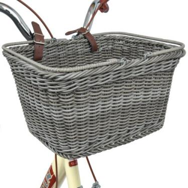 Imagem de Cesta de bicicleta GRANNY SAYS, guidão frontal, vime, impermeável