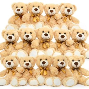 Imagem de Teddy Bears MoriSmos Bulk 14 pacotes de bichos de pelúcia de 35 cm