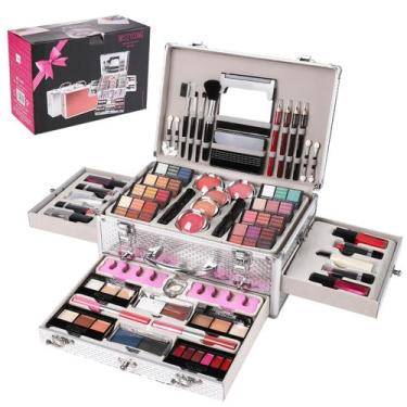 Imagem de Kit de maquiagem Hegafoo All in One 106 unidades para adolescentes e i