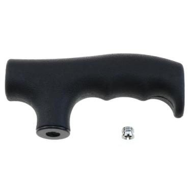 Imagem de LUORNG Monopé SLR de 129 x 65 x 30 mm, material de caminhada, cabeça de muleta, cabo de plástico, monopé, adaptador de alça preta, conversor de acessórios para bengala industrial