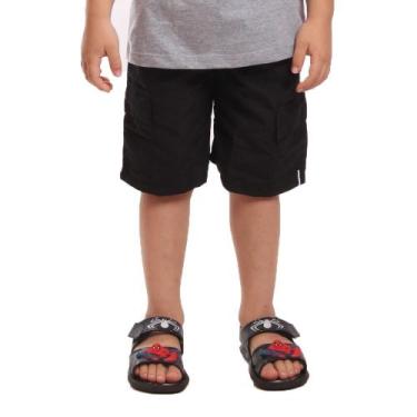 Imagem de Bermuda Tactel Ox Silver Estilo Short, Menino, 4, Preto