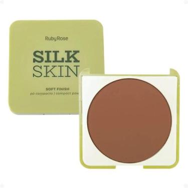 Imagem de Pó Compacto Ruby Rose Silk Skin Soft Finish Deep HB-T1400-8