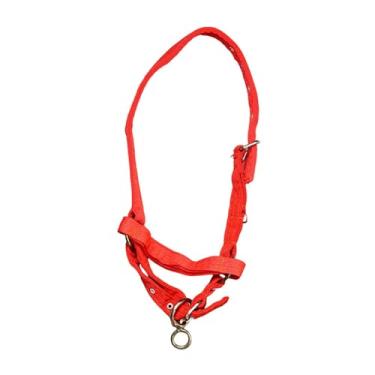 Imagem de IEUDNS Cabresto de treinamento de corda para cavalo, equipamento de treinamento equestre, focinheira de lona de fácil utilização, equipamento versátil para, S