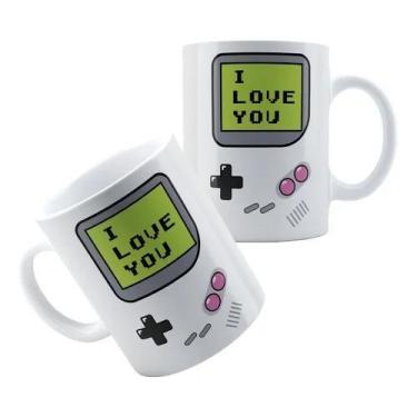 Imagem de Xícara Caneca Personalizada de Porcelana Cerâmica  Game Boy Mini Game 