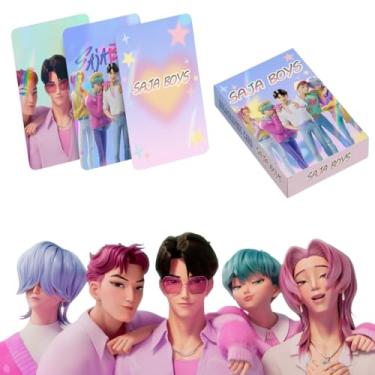 Imagem de Cards Cartinha Colecionável Saja Boys Demon Hunters Cartão Holográfico