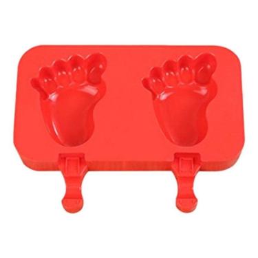 Imagem de Forma Silicone Para Picolé Pegadas Pezão