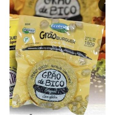 Imagem de Hambúrguer Grão de bico  vegano - Ecobras 