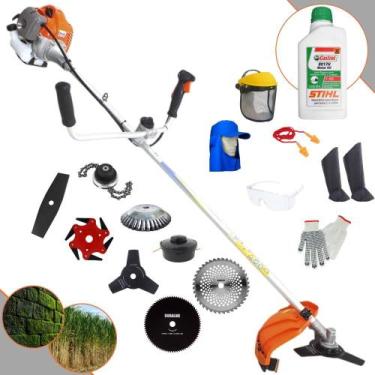 Imagem de Aparador de Grama Vulcan VP430-P 2T 43cc 1,7HP Roçadeira Com Carretel 