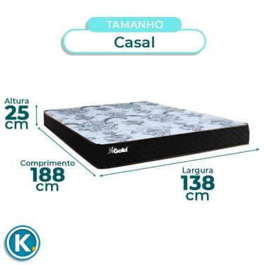 Imagem de Cama Box Bege Casal + Colchão Molas Ensacadas Life Gold Paropas
