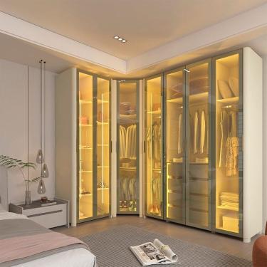 Imagem de Guarda-roupa Modulado Reflecta 7 Portas 260cm X 240cm Mod 016 100% Mdf Innova Off White