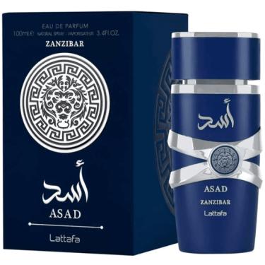 Imagem de Perfume Arabe Asad Zanzibar Lattafa 100ml Masculino Amadeirado