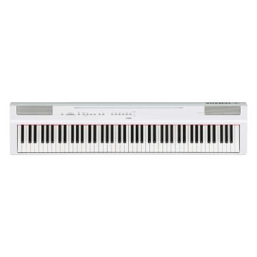Imagem de Piano Digital P 125A WH Branco 88 Teclas Sensitivas com Fonte e Pedal Yamaha