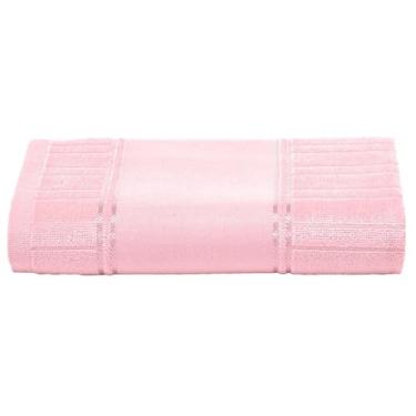 Imagem de Dohler S.A. TOALHA LAVABO VELOUR ARTESANALLE LISO 30CM X 45CM, rosa claro